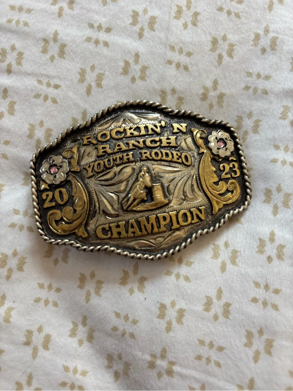 Toddler Belt Buckle Barrel Racer